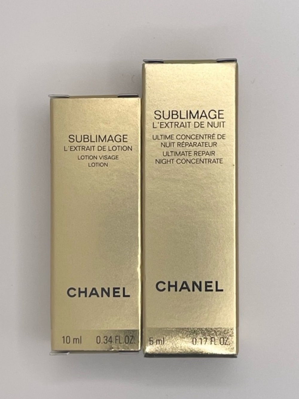 CHANEL - Sublimage L’Extrait de Lotion & L’Extrait de Nuit duo